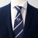 Neckties with your logo, custom striped neckties woven in your personalized tie design & colors