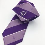 Bespoke necktie with logo, neckties custom made in your personalized necktie design