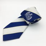 Custom neckties with club logo and custom made cufflinks with the logo of your club