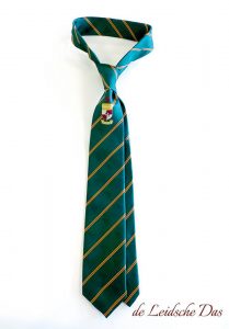 Custom made necktie with logo, woven neckties with your crest in a custom tie design