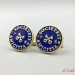 Fraternity cufflinks in your own design, personalized fraternal cufflinks made to order