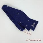 Self tie logo bow ties custom made, personalized bow ties