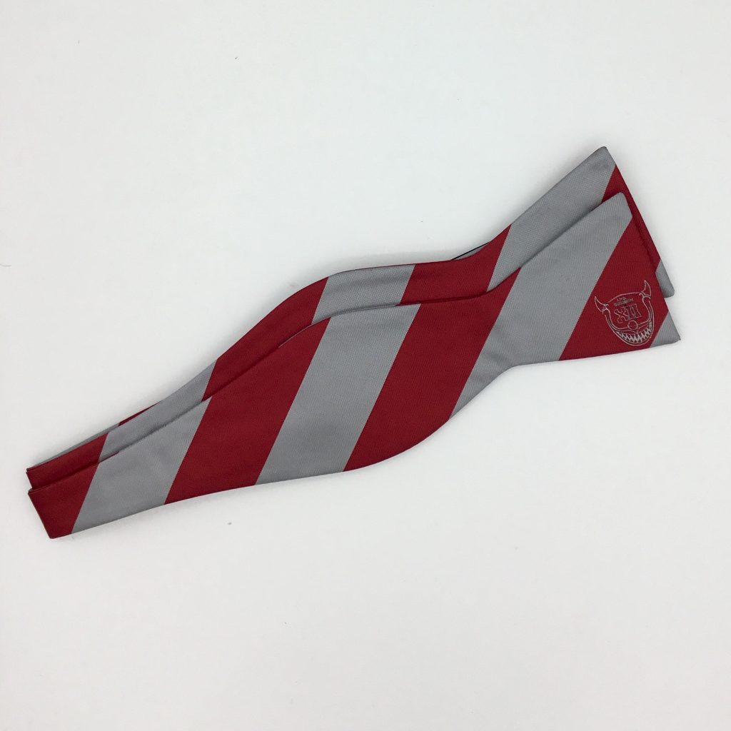 Personalized bow ties with your logo, self tie bow ties woven in a custom design