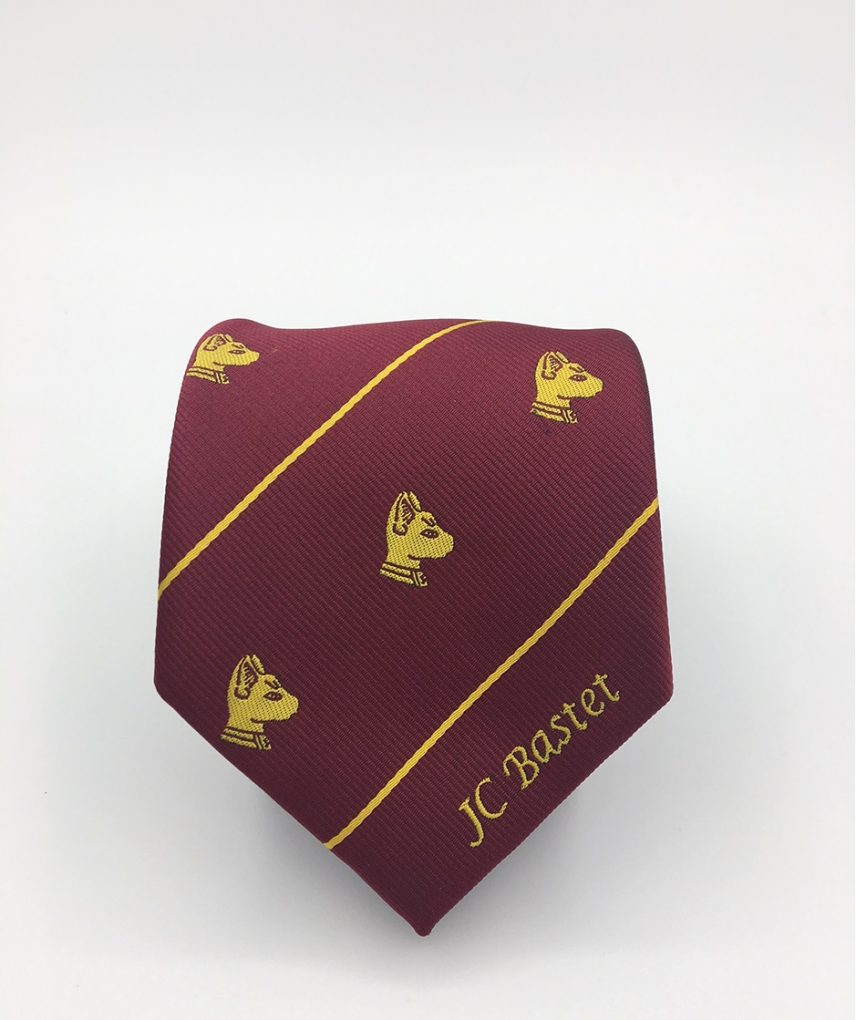 personalised club tie