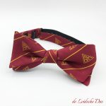 Pre-tied custom made bow ties with logos with a adjustable neckband, personalized bow ties